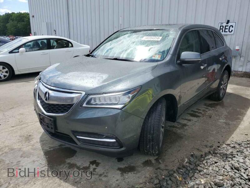 2014 Acura MDX Technology (VIN 5FRYD4H45EB019284) — photo 1 of 12, Copart, damage: side