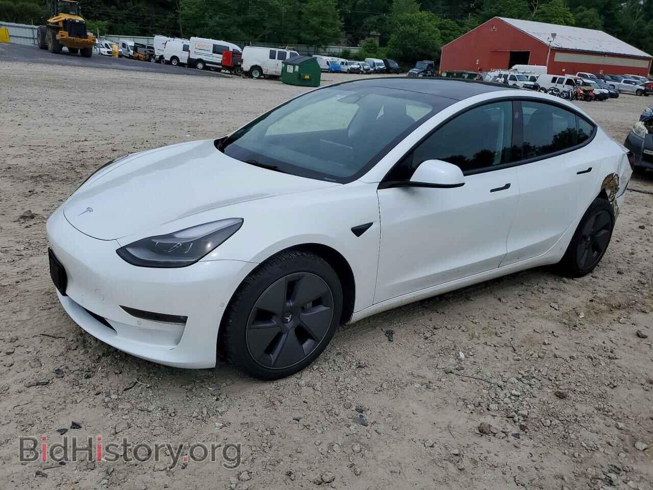 Photo 5YJ3E1EB9NF107524 - TESLA MODEL 3 2022
