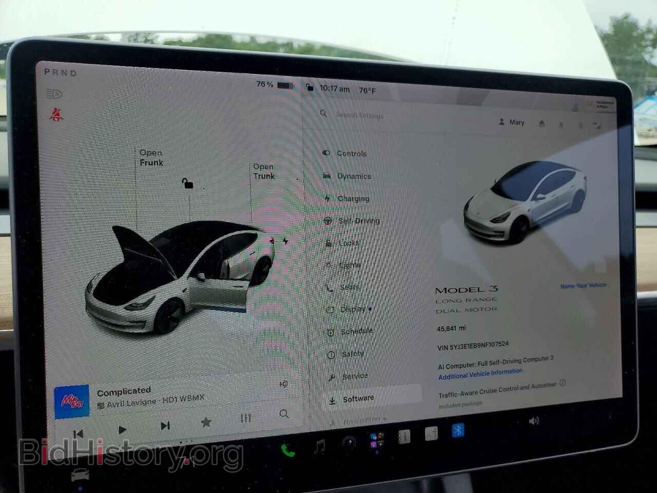 2022 TESLA MODEL 3 - VIN: 5YJ3E1EB9NF107524 - Photo 9