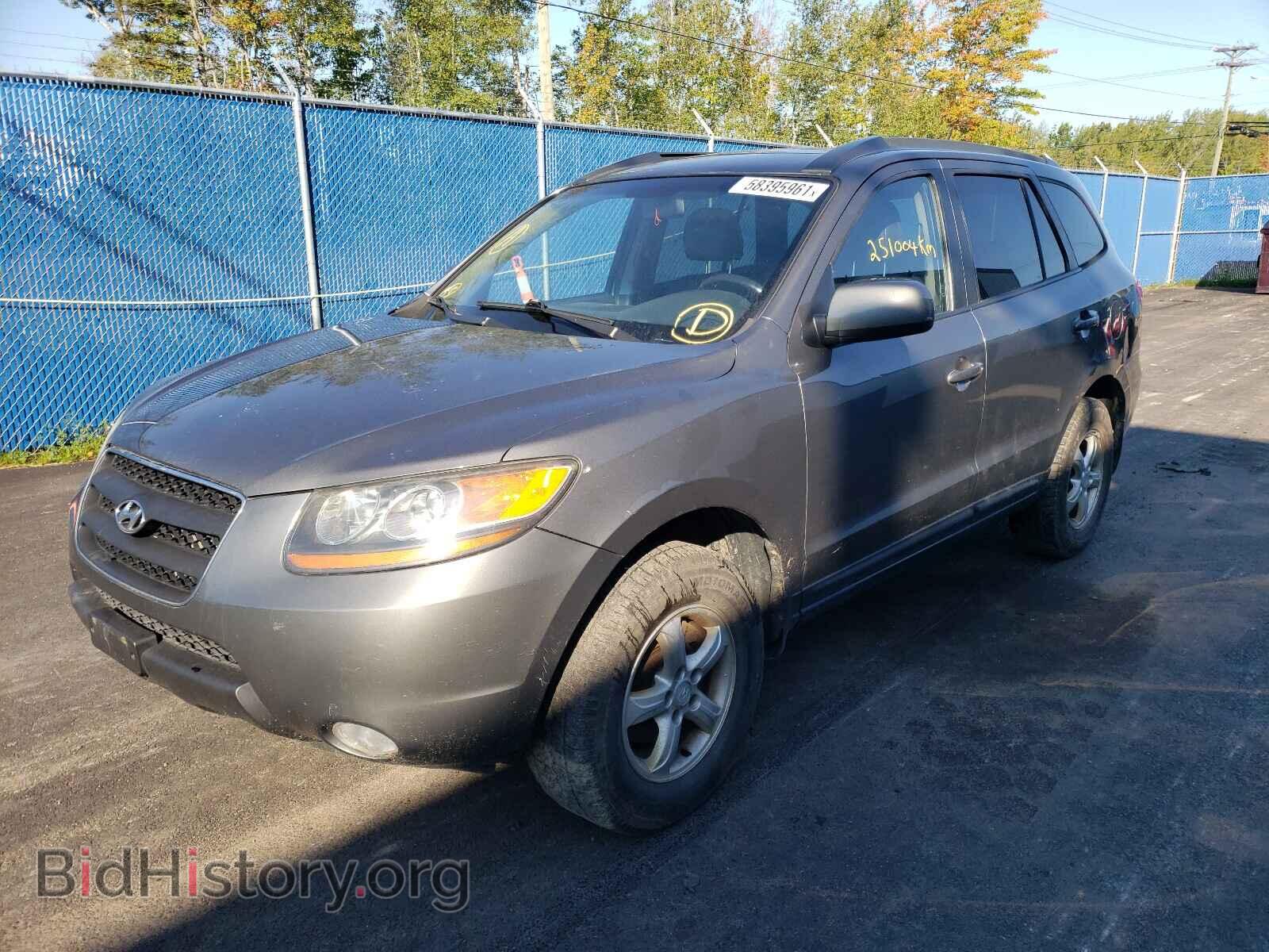 2009 HYUNDAI SANTA FE - VIN: 5NMSG73E59H289345 - Фото 2