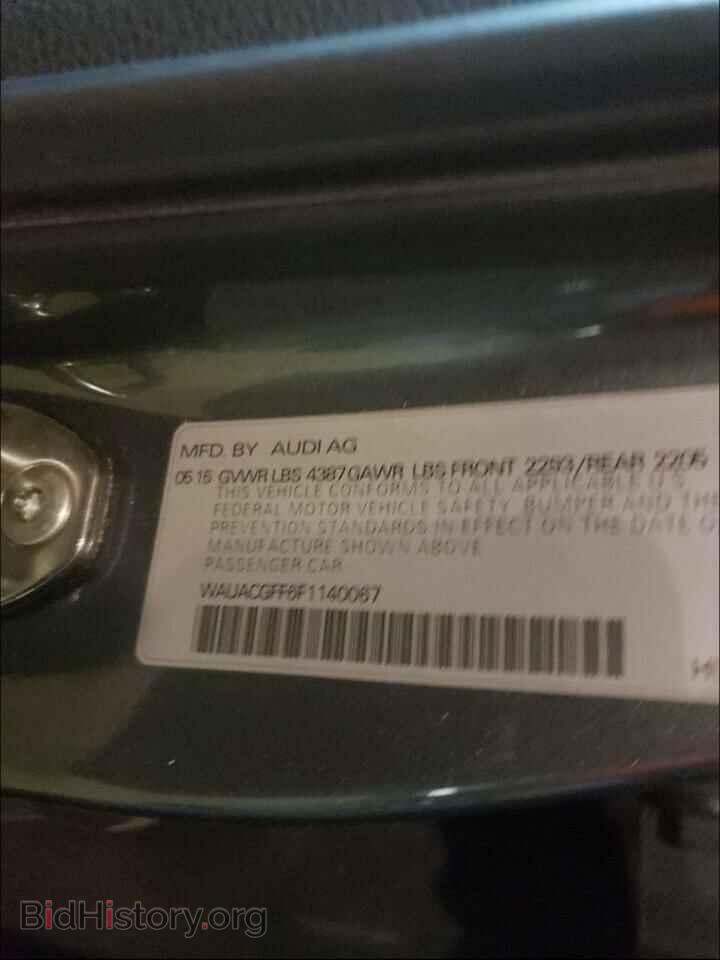 2015 AUDI A3 - VIN: WAUACGFF6F1140067 - Фото 10