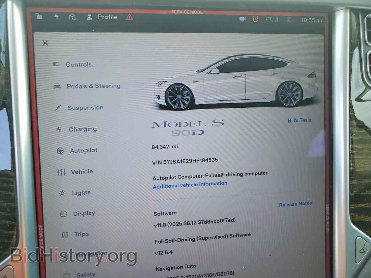 2017 TESLA MODEL S - VIN: 5YJSA1E29HF184535 - Photo 9
