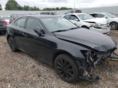 2007 Lexus IS IS 250, black — VIN JTHCK262572019751, Copart