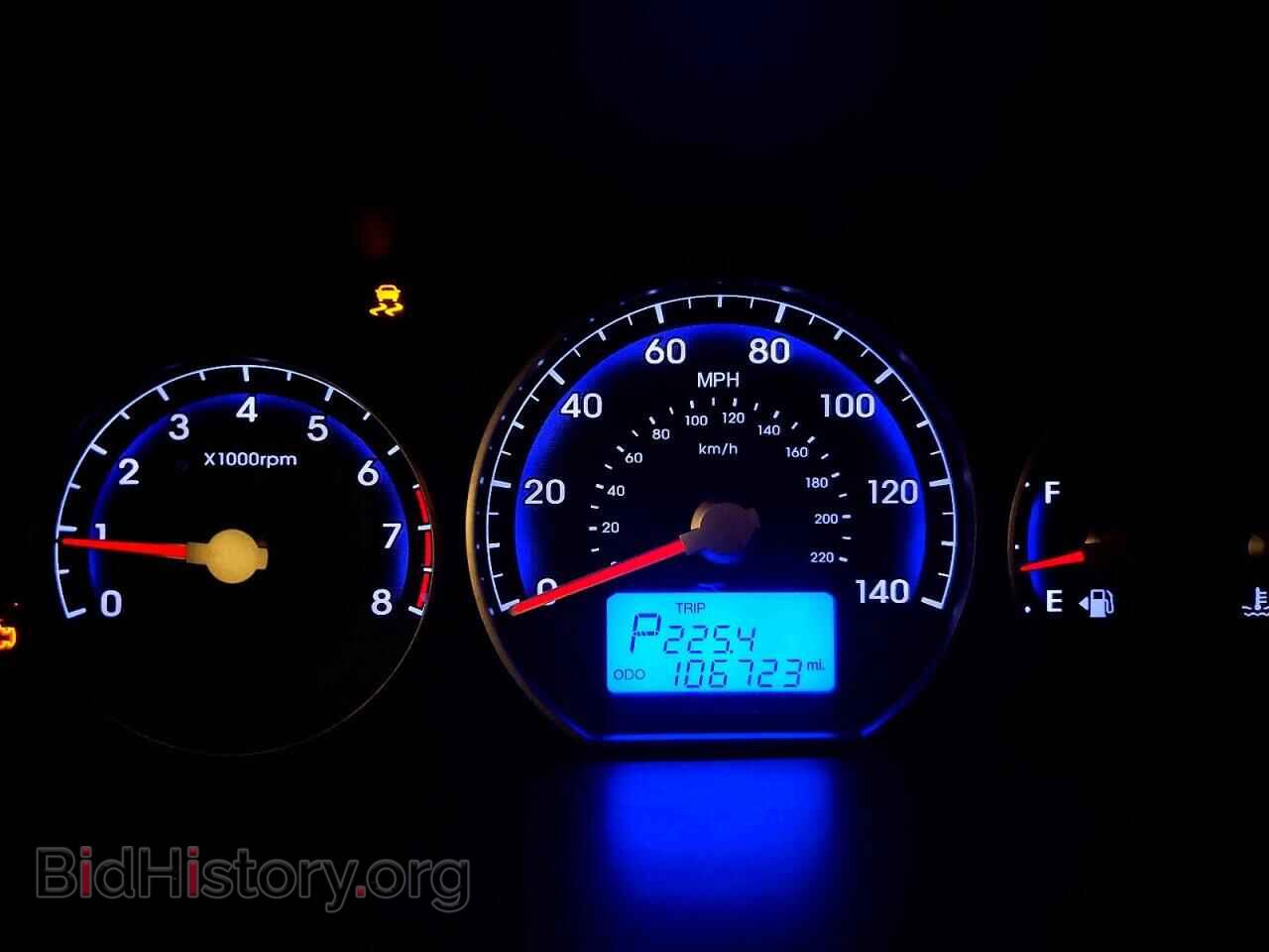2010 HYUNDAI SANTA FE - VIN: 5NMSGDABXAH402251 - Фото 9