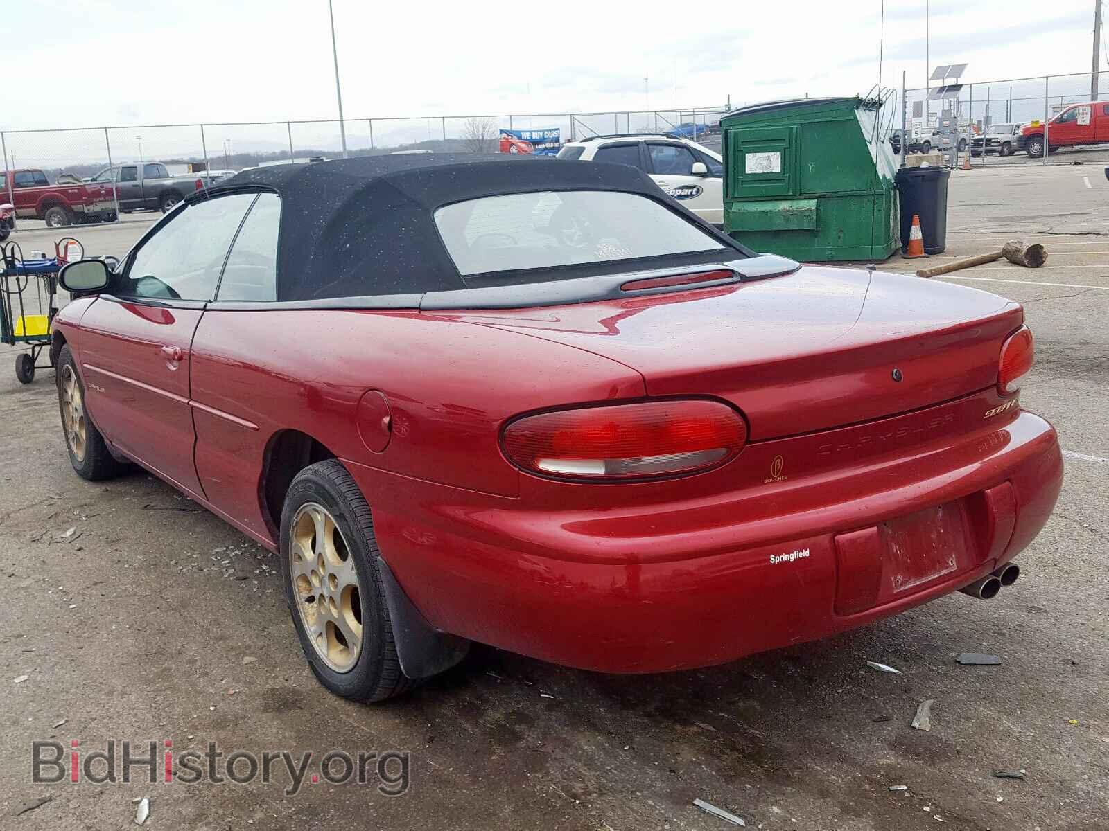1998 CHRYSLER SEBRING - VIN: 3C3EL55H4WT285634 - Фото 3