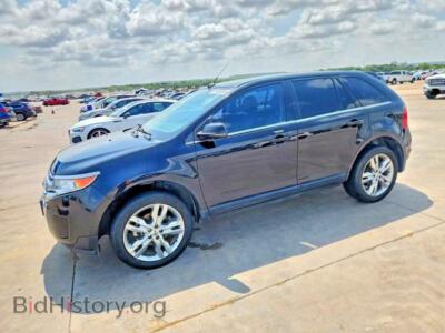 2013 Ford EDGE Limited, black — VIN 2FMDK3KC1DBB52647, Copart