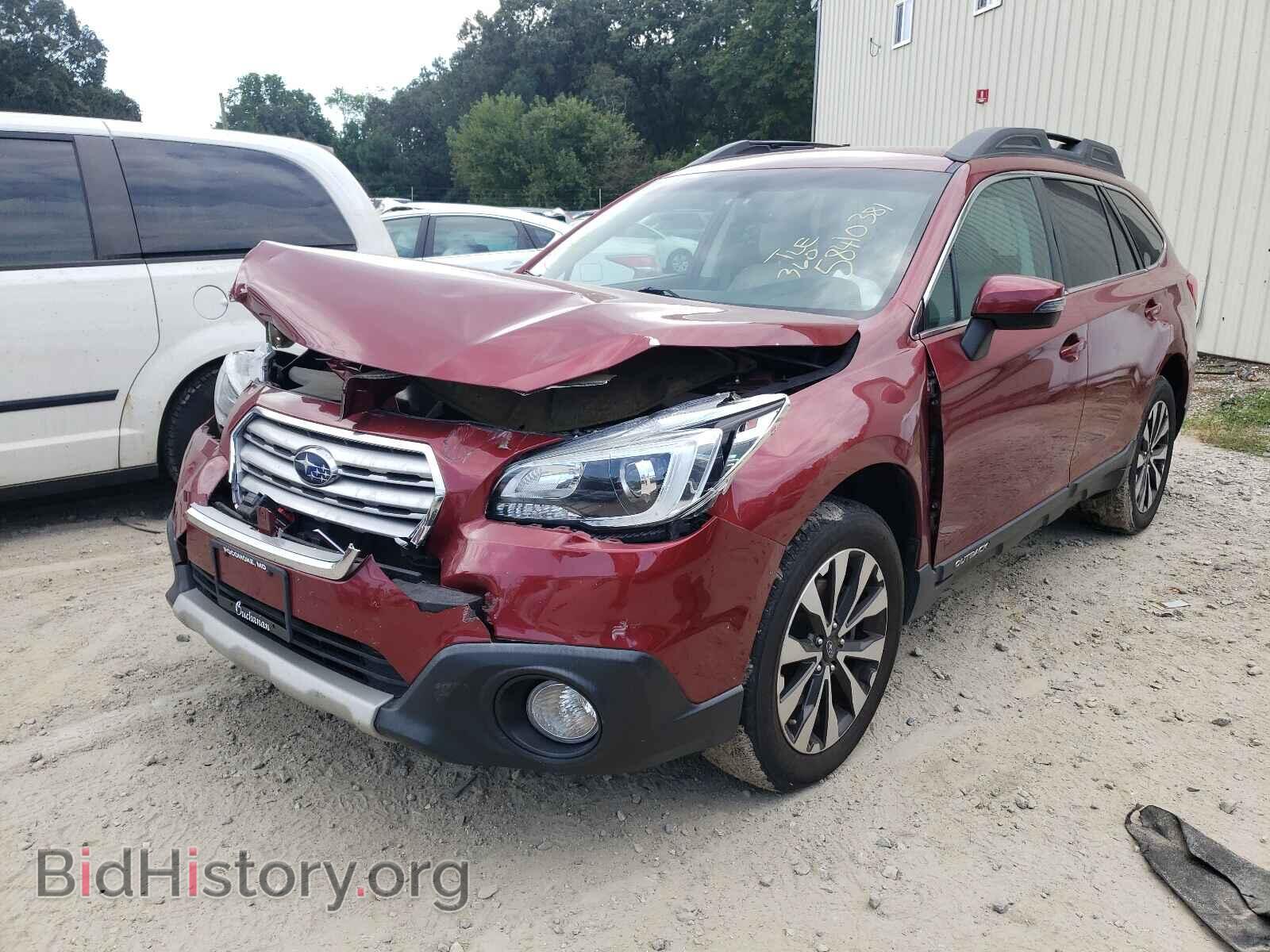 2016 SUBARU OUTBACK - VIN: 4S4BSAJC0G3248321 - Photo 2