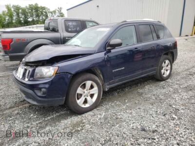 2014 Jeep COMPASS Sport, синий — VIN 1C4NJDBB1ED842368, Copart