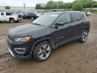 2019 Jeep COMPASS Limited, black — VIN 3C4NJDCB6KT673968, Copart