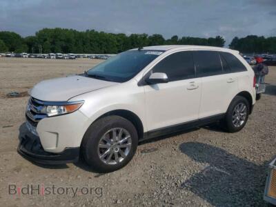 2013 Ford EDGE SEL, white — VIN 2FMDK4JC2DBB56455, Copart