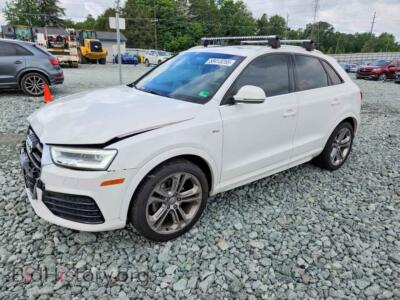 2016 Audi Q3 Prestige, white — VIN WA1GFCFS0GR022751, Copart