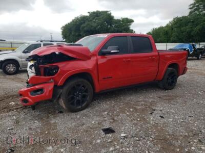 2022 RAM 1500 Laramie, красный — VIN 1C6SRFJT9NN175536, Copart