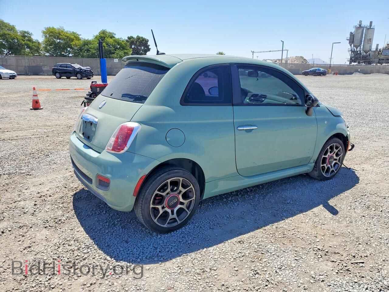 2012 FIAT 500 - VIN: 3C3CFFBR1CT211584 - Фото 3