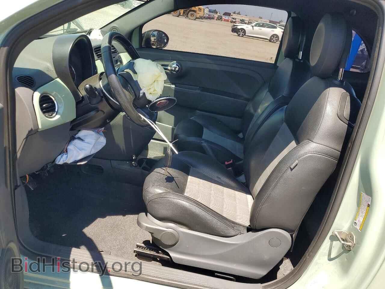 2012 FIAT 500 - VIN: 3C3CFFBR1CT211584 - Фото 7