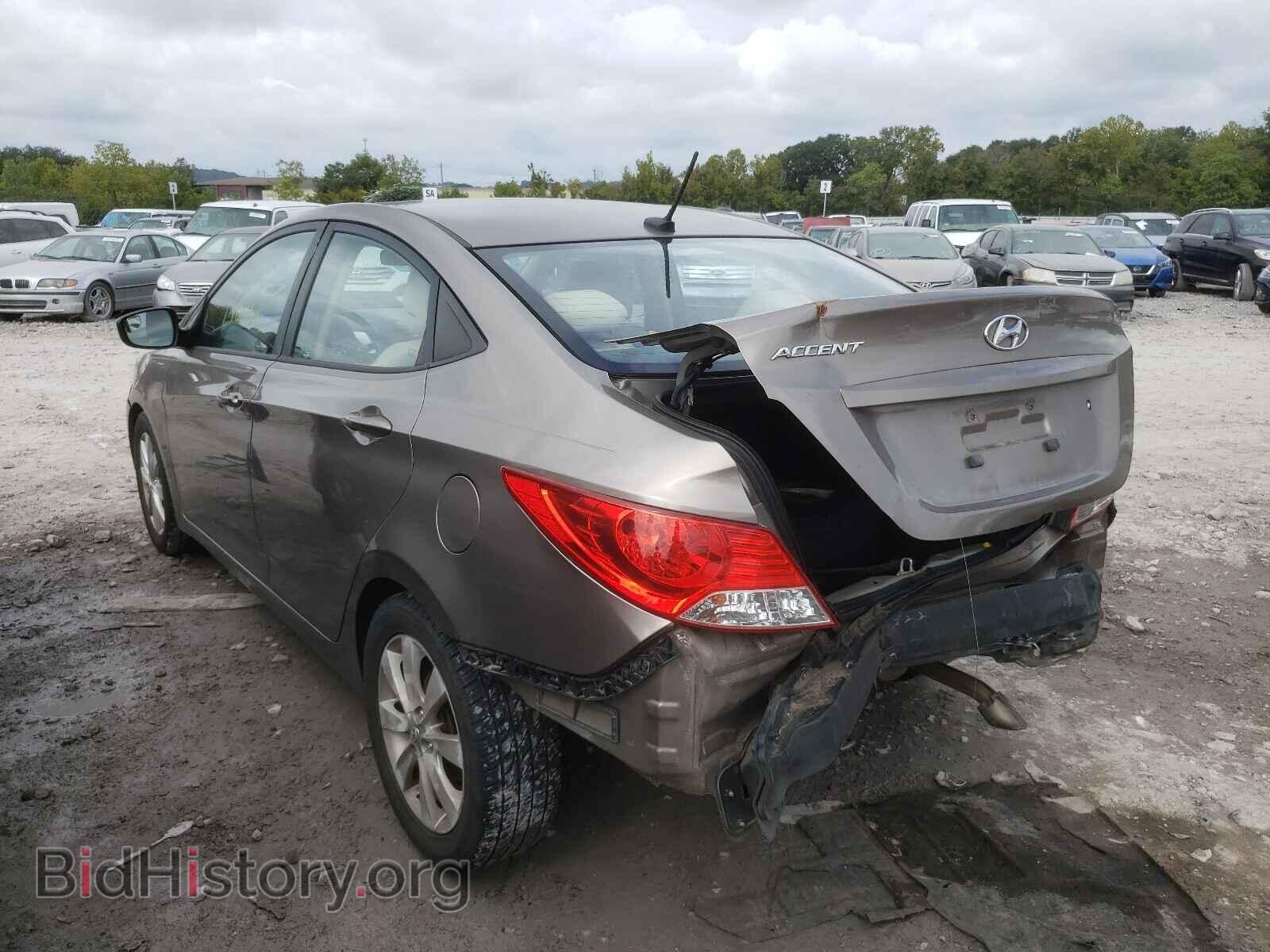 2012 HYUNDAI ACCENT - VIN: KMHCU4AE9CU087666 - Фото 3