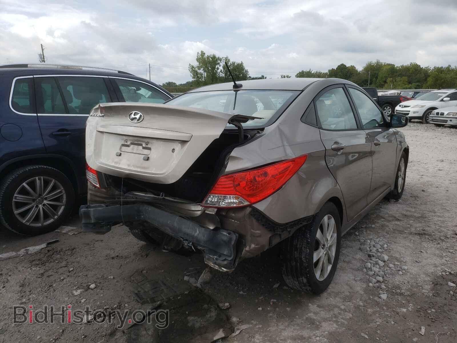 2012 HYUNDAI ACCENT - VIN: KMHCU4AE9CU087666 - Фото 4