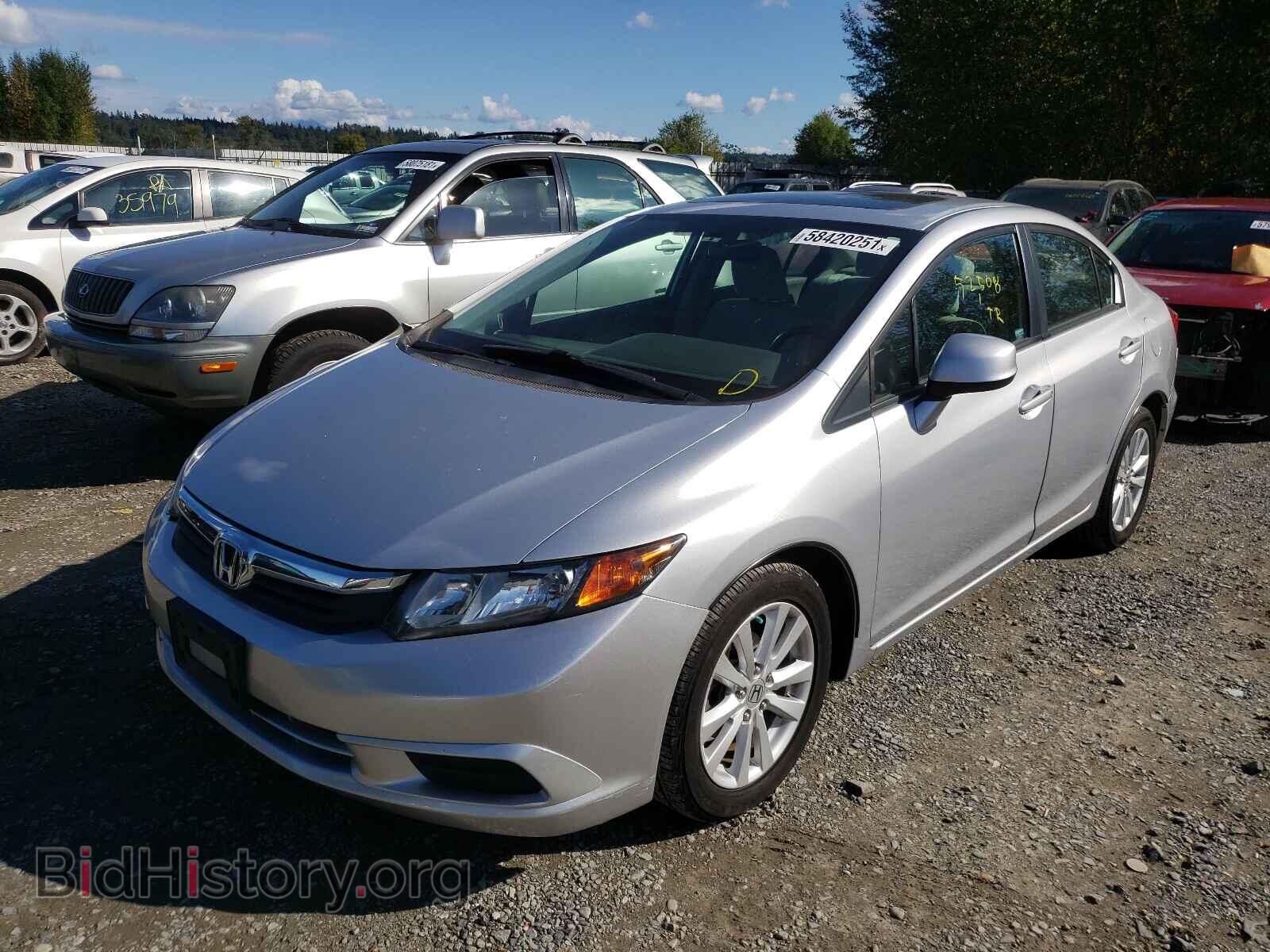 2012 HONDA CIVIC - VIN: 2HGFB2F80CH313869 - Фото 2