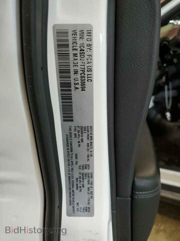 2023 DODGE DURANGO - VIN: 1C4SDJFT7PC638694 - Фото 13