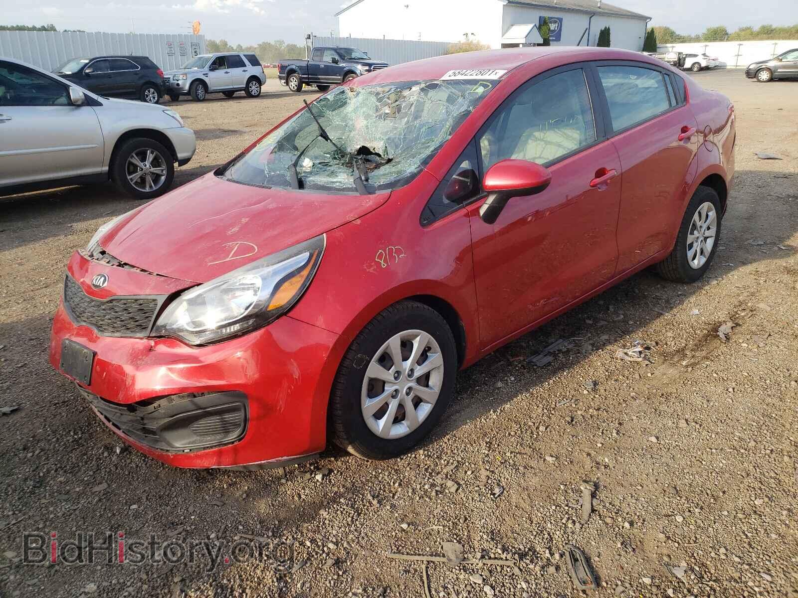 2013 KIA RIO - VIN: KNADM4A32D6235280 - Фото 2