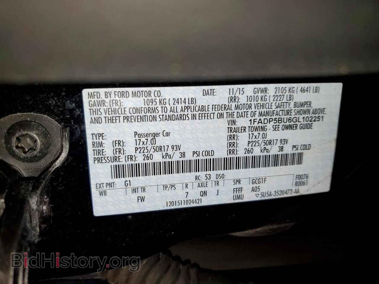 2016 FORD CMAX - VIN: 1FADP5BU6GL102251 - Photo 13