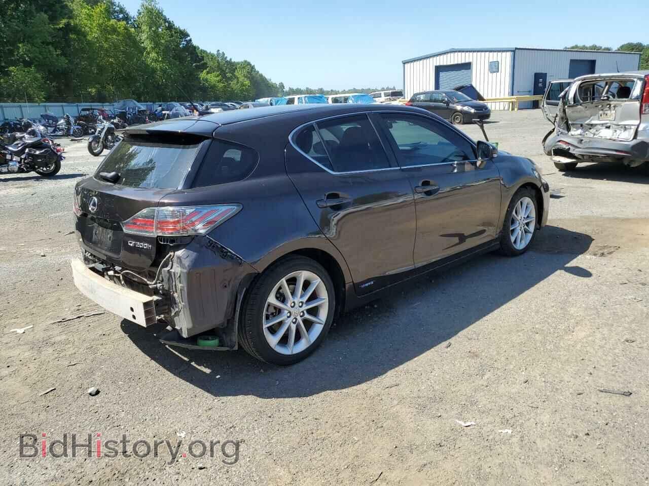 2012 LEXUS CT 200 - VIN: JTHKD5BH9C2062016 - Фото 3