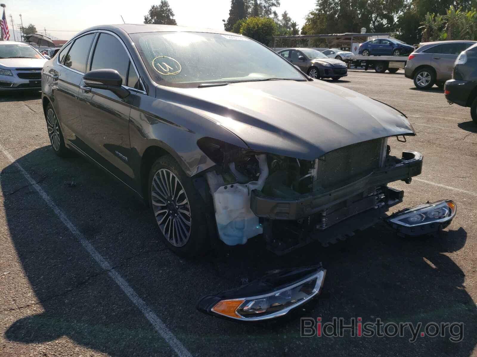 Photo 3FA6P0LU4JR110240 - FORD FUSION 2018