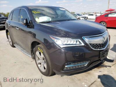 2014 Acura MDX, серый — VIN 5FRYD3H20EB007410, Copart