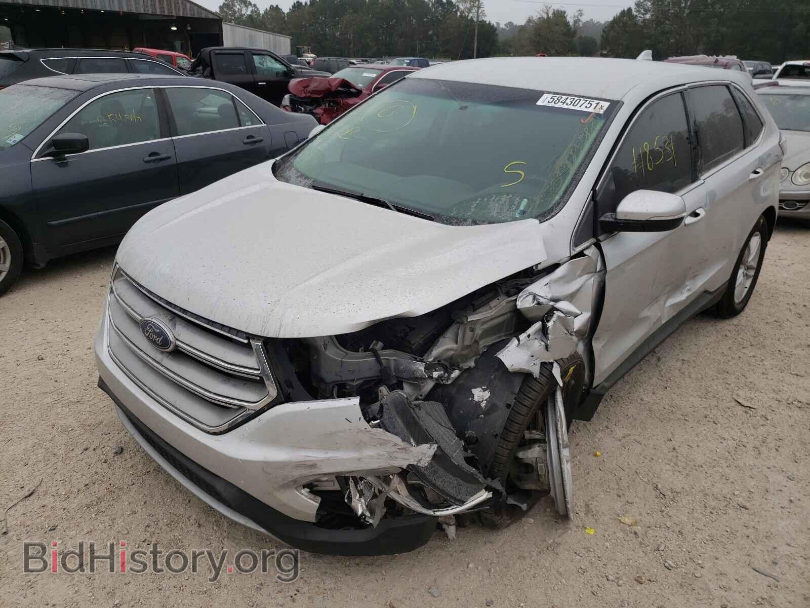2015 FORD EDGE - VIN: 2FMTK3J85FBB33627 - Фото 2