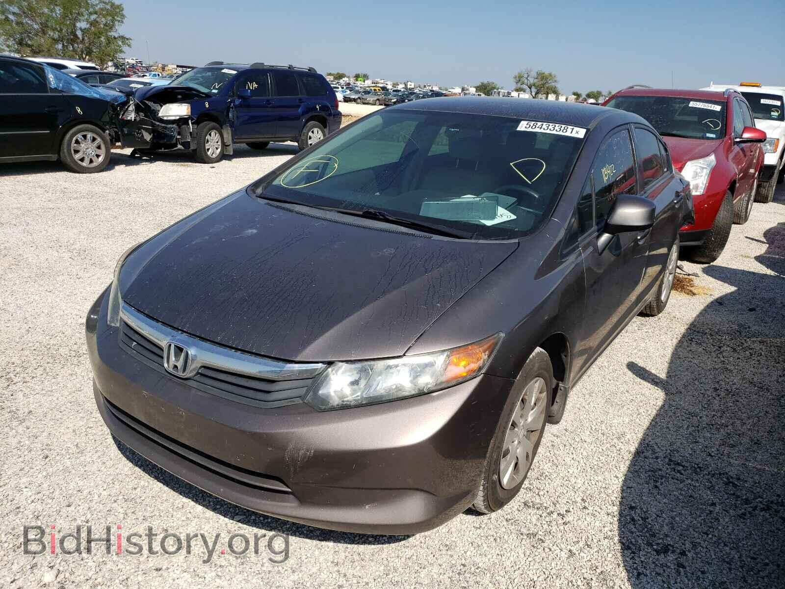 2012 HONDA CIVIC - VIN: 2HGFB2E55CH503111 - Photo 2