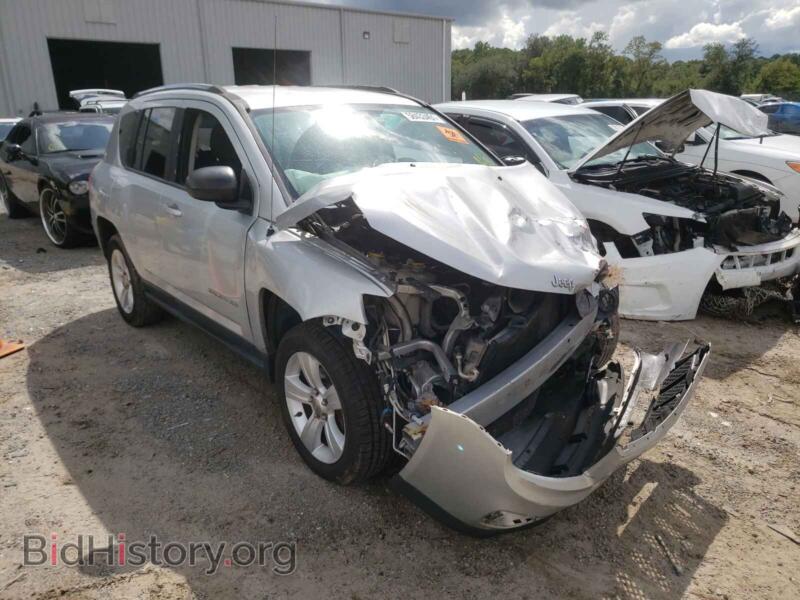 2012 Jeep COMPASS Compass SP (VIN 1C4NJDBB5CD522919) — photo 1 of 10, Copart, damage: front end