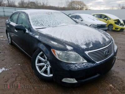2007 Lexus LS460 LS 460l, черный — VIN JTHGL46F575007143, Copart