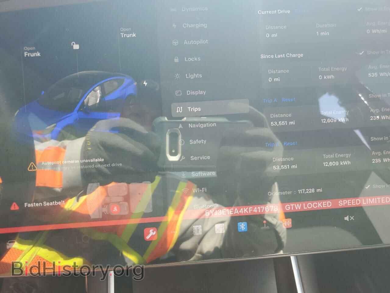 2019 TESLA MODEL 3 - VIN: 5YJ3E1EA4KF417678 - Фото 9