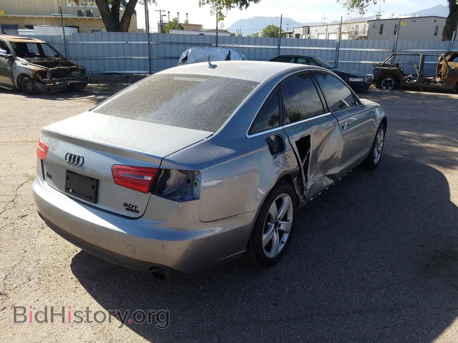 2012 AUDI A6 - VIN: WAUGGAFC8CN096188 - Фото 4