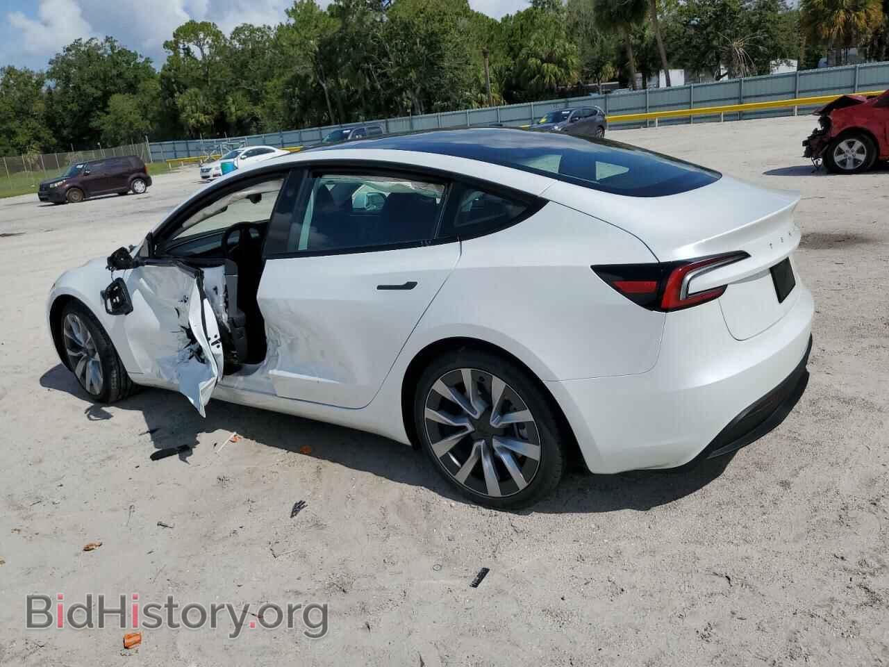 2024 TESLA MODEL 3 - VIN: 5YJ3E1EA2RF748978 - Фото 2