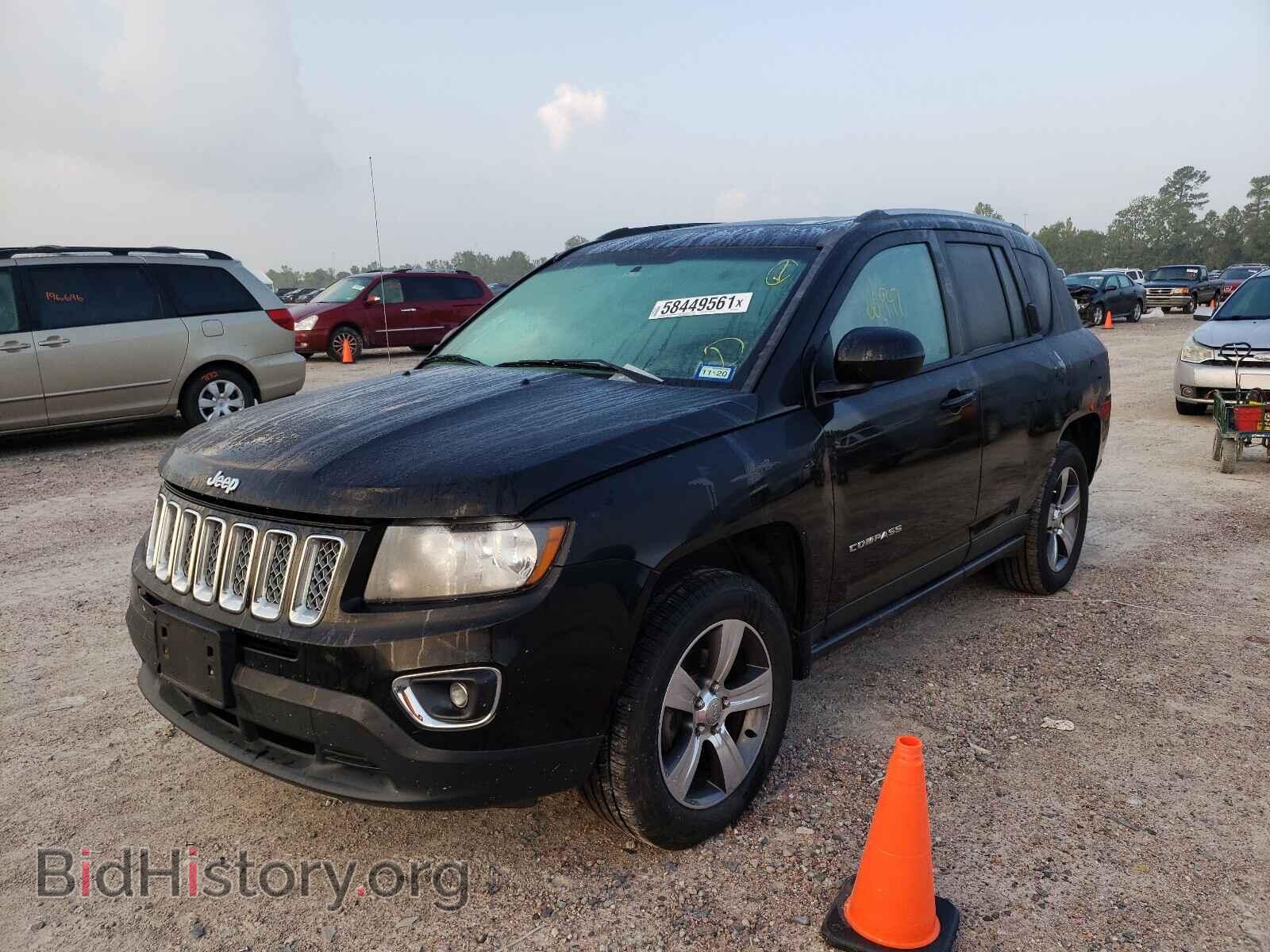2016 JEEP COMPASS - VIN: 1C4NJDEB0GD573097 - Фото 2