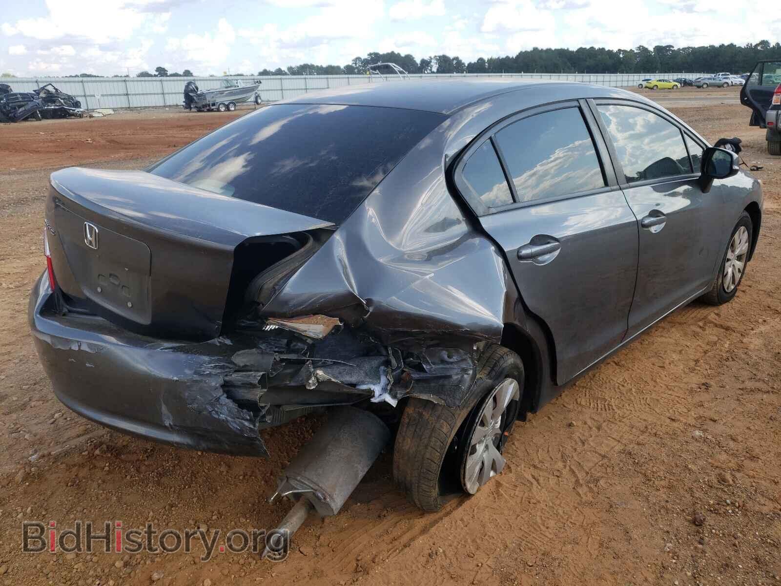 2012 HONDA CIVIC - VIN: 2HGFB2F57CH598088 - Фото 4