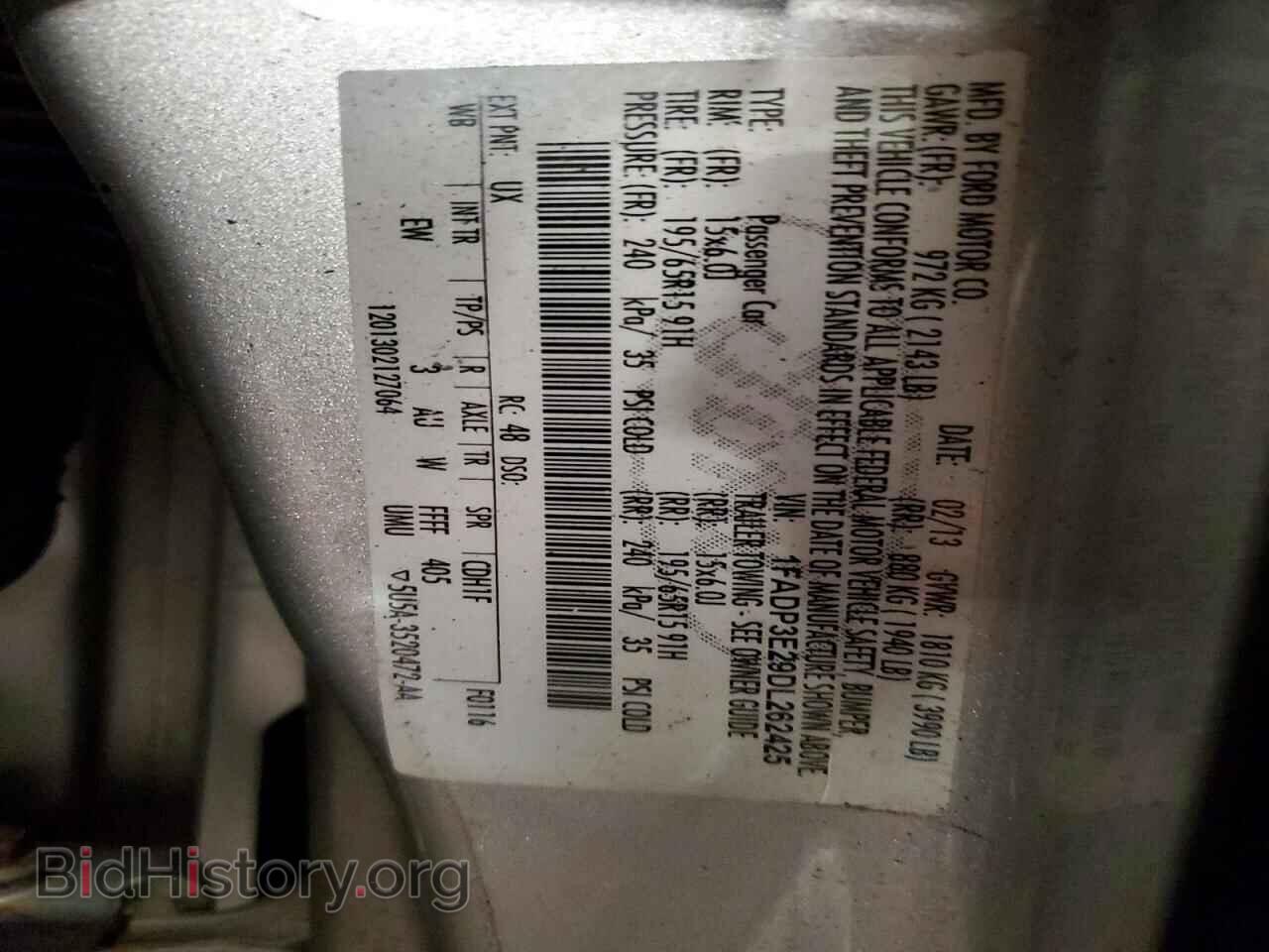 2013 FORD FOCUS - VIN: 1FADP3E29DL262425 - Photo 12
