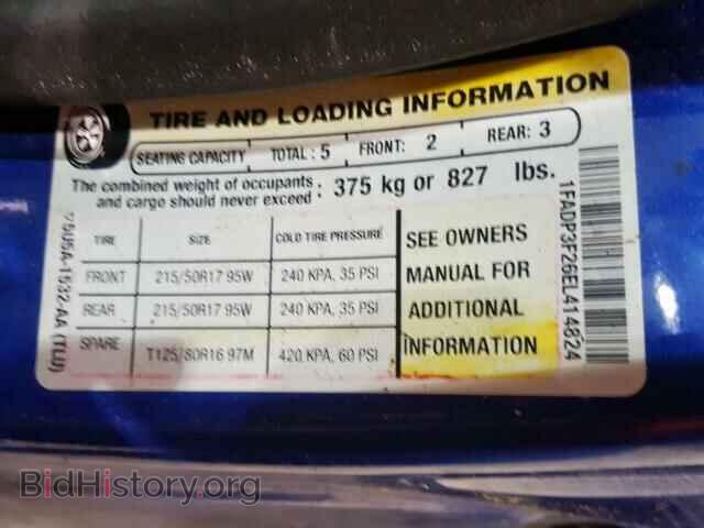 2014 FORD FOCUS SE - VIN: 1FADP3F26EL414824 - Фото 10