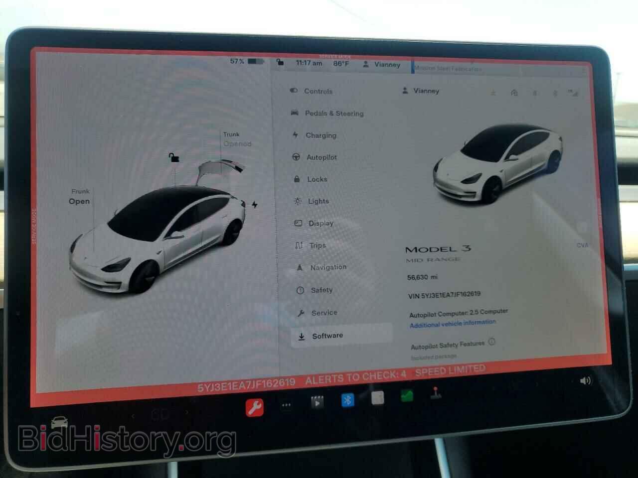 2018 TESLA MODEL 3 - VIN: 5YJ3E1EA7JF162619 - Фото 9