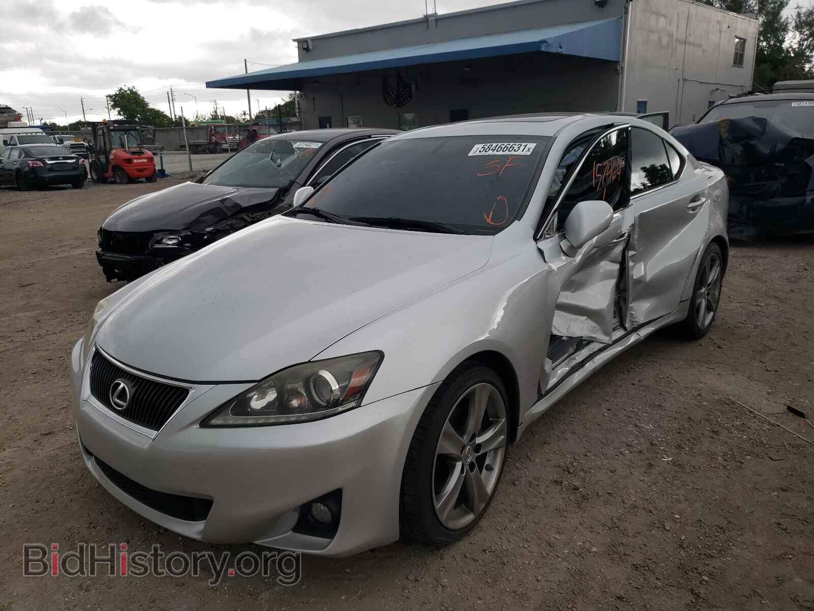 2012 LEXUS IS - VIN: JTHBF5C27C5158469 - Фото 2
