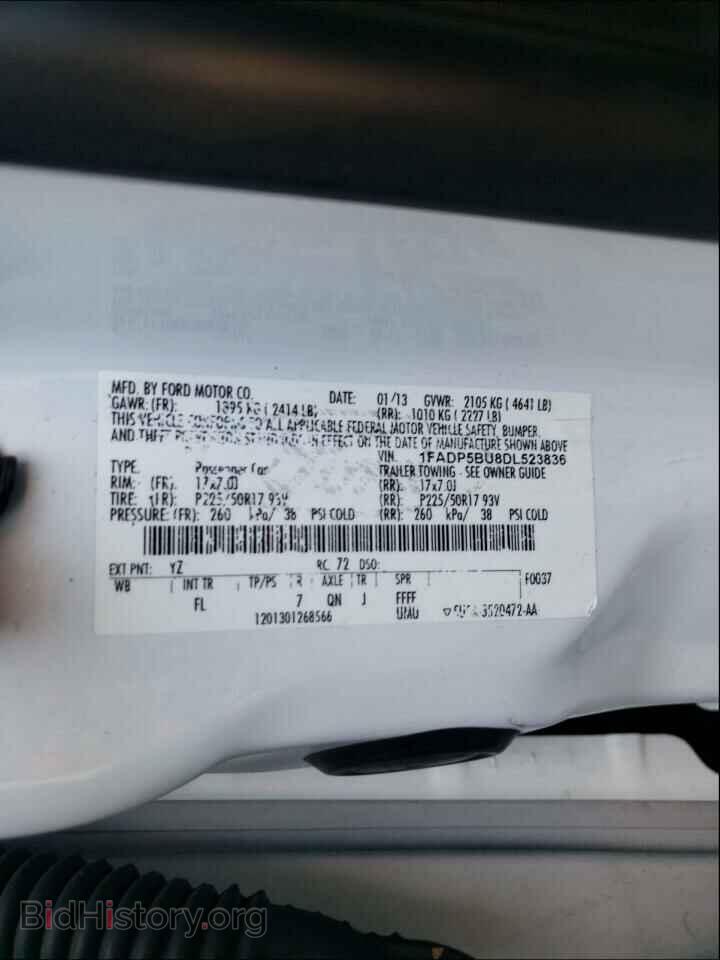 2013 FORD CMAX - VIN: 1FADP5BU8DL523836 - Фото 10