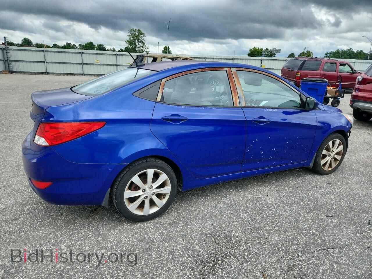 2012 HYUNDAI ACCENT - VIN: KMHCU4AE9CU167663 - Фото 3