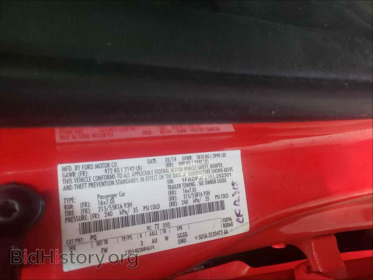 2014 FORD FOCUS - VIN: 1FADP3F23EL282301 - Photo 10