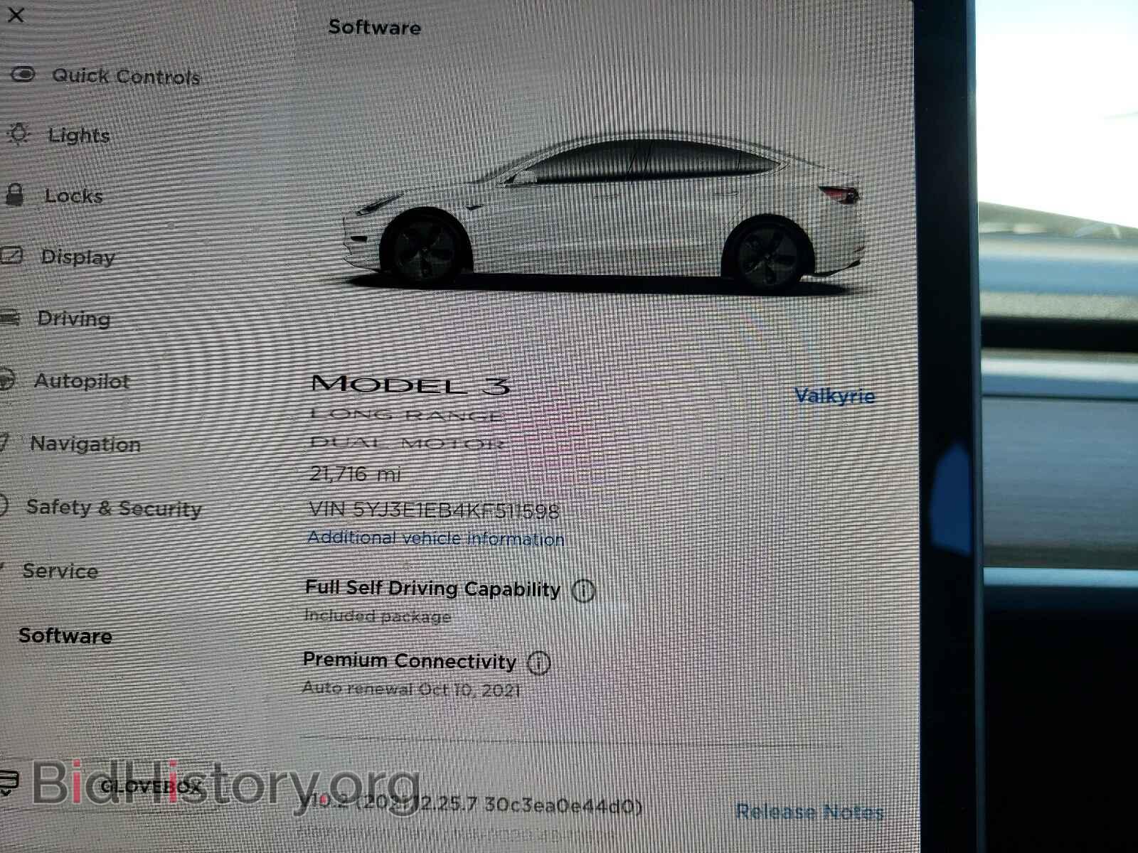 2019 TESLA MODEL 3 - VIN: 5YJ3E1EB4KF511598 - Фото 8
