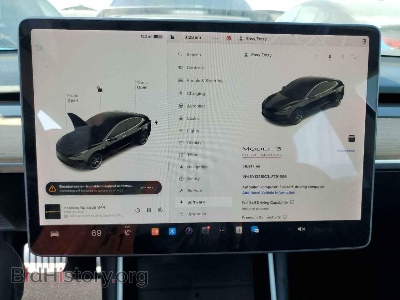 2020 TESLA MODEL 3 - VIN: 5YJ3E1EC3LF791606 - Photo 9