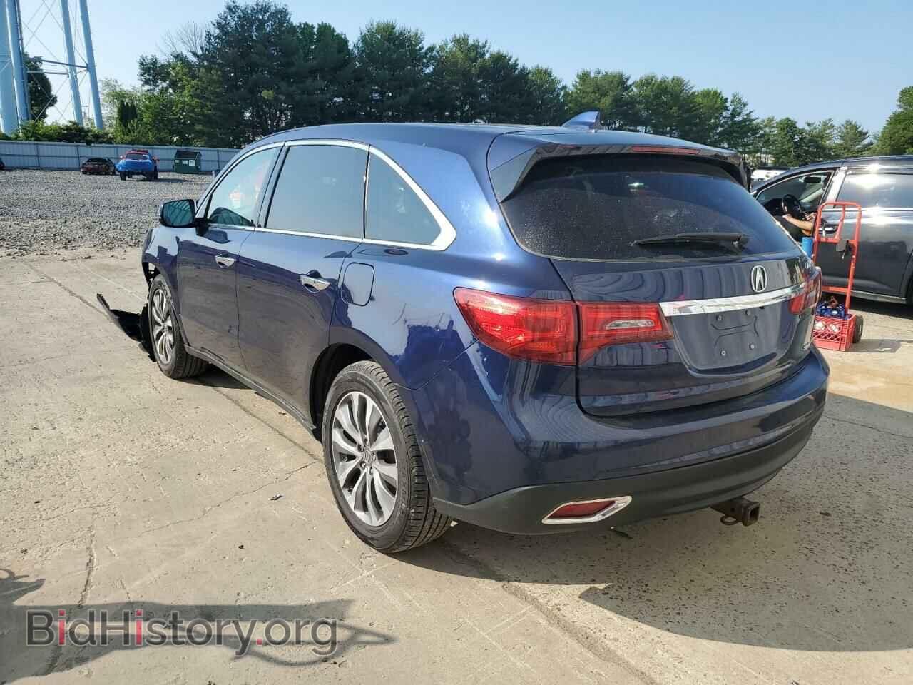2014 ACURA MDX - VIN: 5FRYD4H41EB038415 - Фото 2