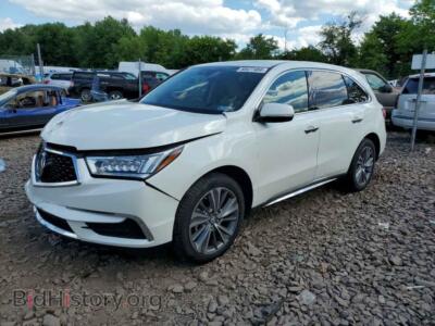 2017 Acura MDX Technology, white — VIN 5FRYD4H58HB005523, Copart