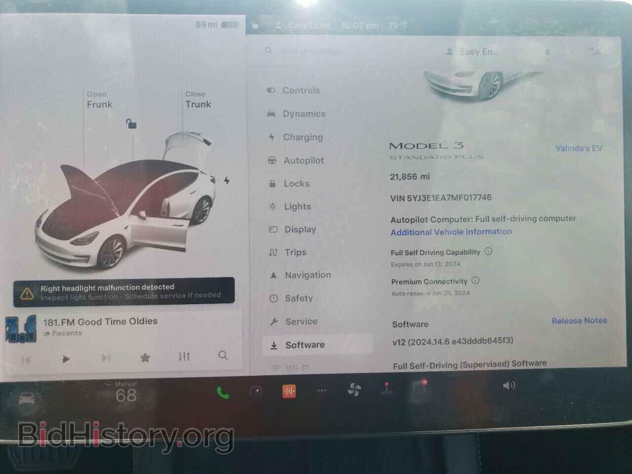 2021 TESLA MODEL 3 - VIN: 5YJ3E1EA7MF017746 - Photo 9