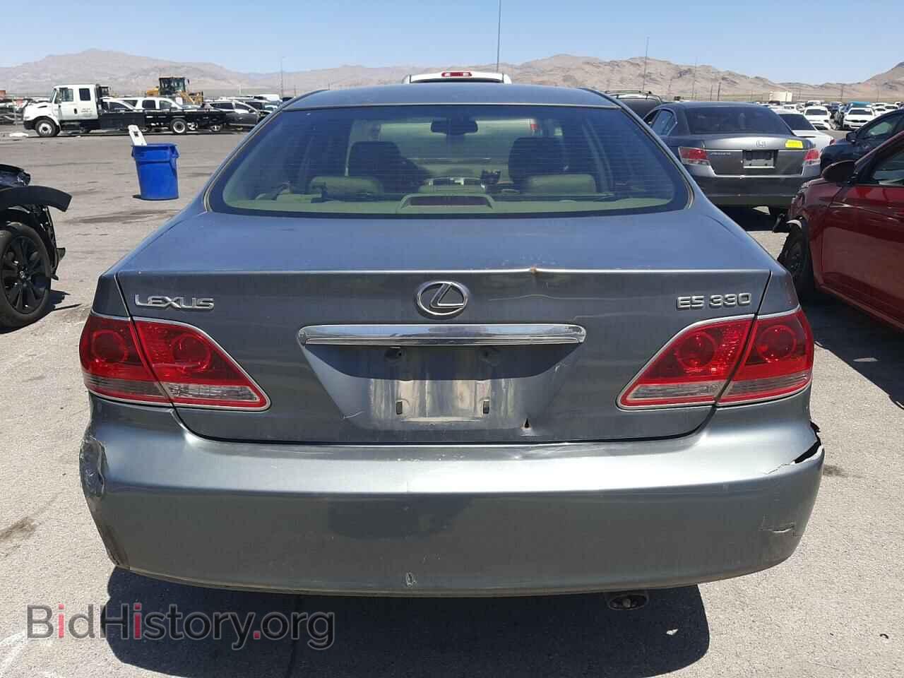 2005 LEXUS ES330 - VIN: JTHBA30G355077250 - Фото 6
