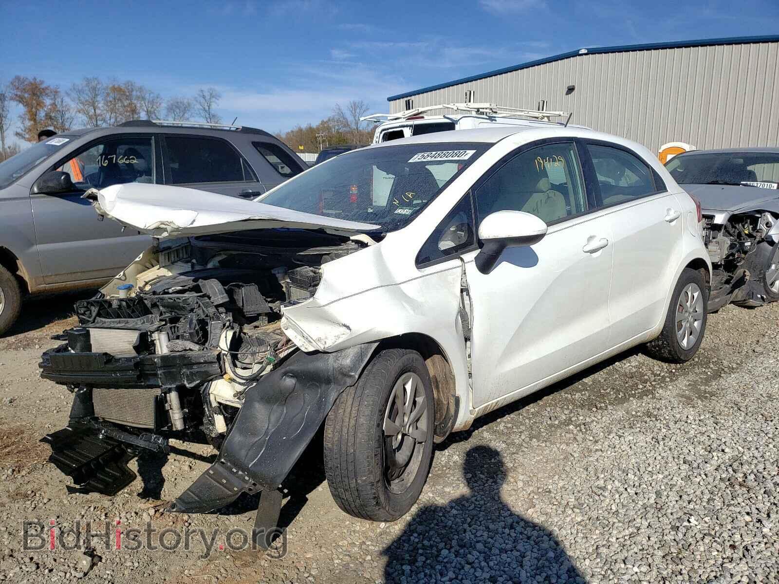2012 KIA RIO - VIN: KNADM5A38C6093540 - Фото 2